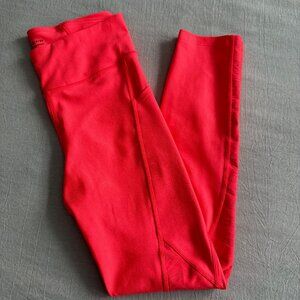 Under Armour‎ Neon Orange Heat Gear Compression Workout Yoga Leggings Size S